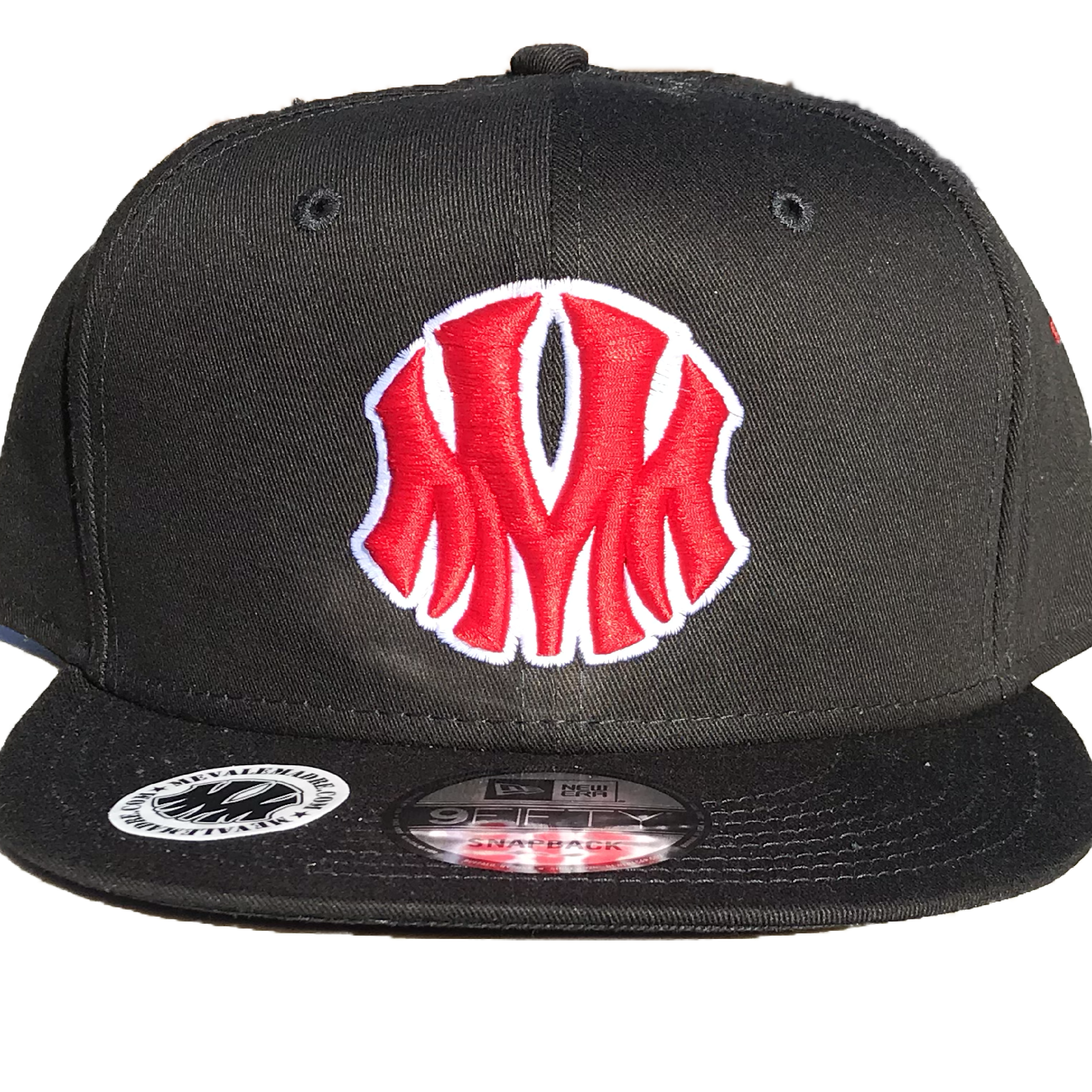 Embroidered Me Vale Madre logo on a New Era SNAPBACK cap