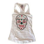 Load image into Gallery viewer, Las Vegas Women&#39;s Skull Tank - Me Vale Madre Clothing
